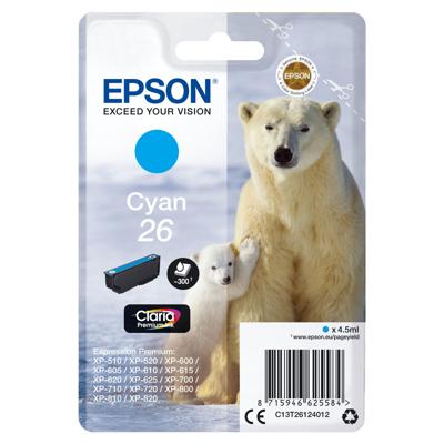 Originele inktcartridge Epson C13T26124012 Cyaan