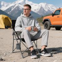 Opvouwbare Campingstoelen Ligstoelen voor Buiten Strandstoelen van Oxford-doek