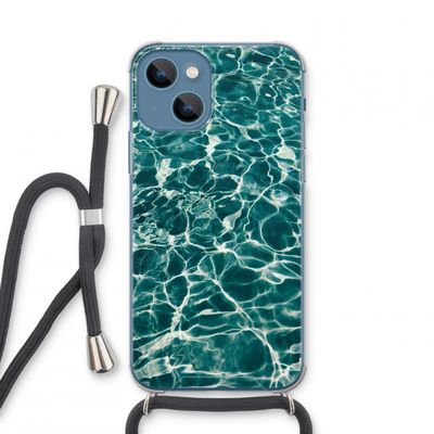 Weerkaatsing water: iPhone 13 mini Transparant Hoesje met koord