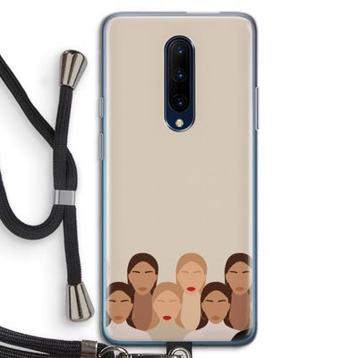 Girls girls girls: OnePlus 7 Pro Transparant Hoesje met koord
