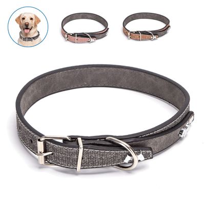 Nobleza Luxe hondenhalsband - Vegan leer - Maat S - 45 cm