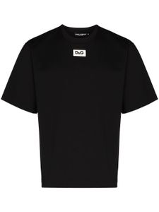 Dolce & Gabbana t-shirt à patch logo - Noir