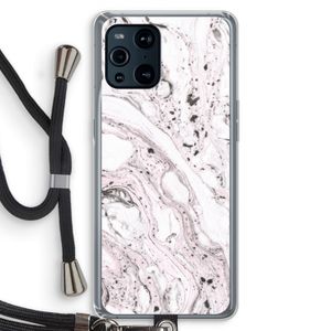 Mengelmoes: Oppo Find X3 Pro Transparant Hoesje met koord