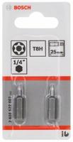Bosch Accessoires t8h security-torx®-bit extra-hard t8h, 25 mm 2 stuks - 2608522007