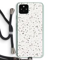 Terrazzo N°14: Pixel 5a 5G Transparant Hoesje met koord