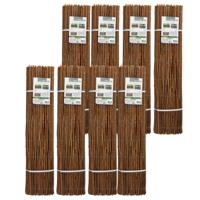 ProGarden Wilgscherm / wilgmat - 20 meter - bruin - tuinscherm / schutting