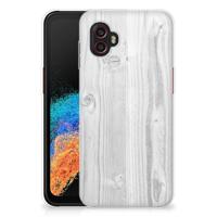 Samsung Galaxy Xcover 6 Pro | Bumper Hoesje | White Wood