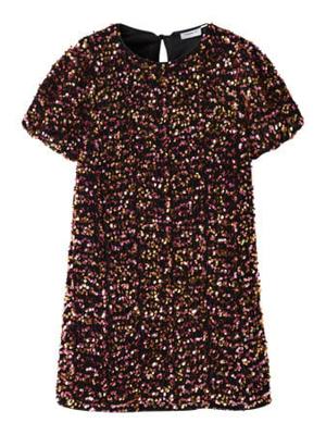 Name it winter jurk meisjes - goud - regular fit - NkfRunica