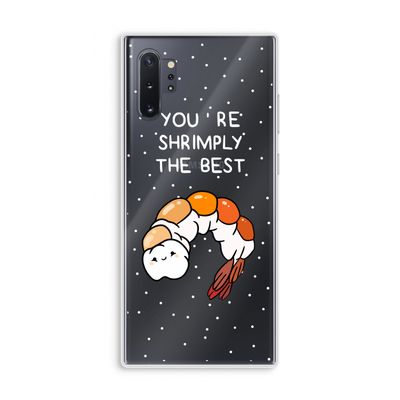You're Shrimply The Best: Samsung Galaxy Note 10 Plus Transparant Hoesje