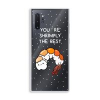 You're Shrimply The Best: Samsung Galaxy Note 10 Plus Transparant Hoesje