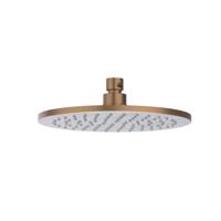 IVY Hoofddouche - medium - 20cm - antikalk nozzels - RVS316 - geborsteld mat koper PVD 6900663