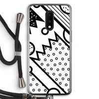 Pop Art #4: OnePlus 7 Transparant Hoesje met koord