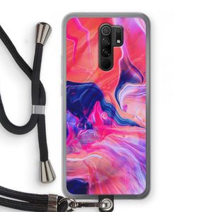 Earth And Ocean: Xiaomi Redmi 9 Transparant Hoesje met koord