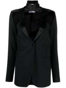 Coperni blazer boutonné à découpes - Noir