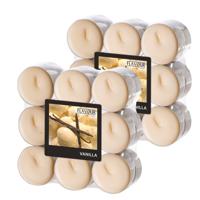 Geur theelichtjes/waxinelichtjes - 36x - Vanilla aroma - 4,5 branduren