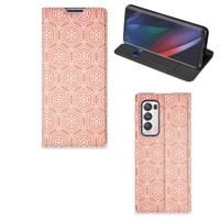 OPPO Find X3 Neo | Hoesje met Magneet | Pattern Orange
