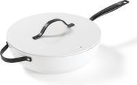 BE Living Wokpan met deksel ø 30 cm - keramische anti-aanbaklaag - PFAS-vrij - geschikt voor alle warmtebronnen - wit BE Living Wokpan met deksel ø 30 cm - keramische anti-aanbaklaag - PFAS-vrij - geschikt voor alle warmtebronnen - wit
