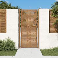 Poort 105x205 cm vierkant cortenstaal