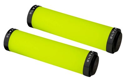 Eltin Silicon Touch Handvatten - Fluor Yellow / Zilver Eltin Silicon Touch Handvatten - Fluor Yellow / Zilver