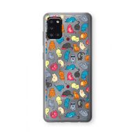 Kleurrijke katten: Samsung Galaxy A31 Transparant Hoesje