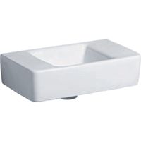 Geberit Renova Plan fontein compact zonder kraangat zonder overloop 40x25x15cm wit 272141000