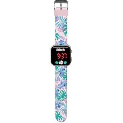 Stitch LED Horloge - KINDERLICENTIE - LAS4091