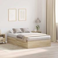 Bedframe Sonoma eiken 200 x 120 x 31.5 cm Bewerkt hout