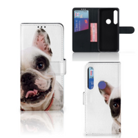 Motorola Moto G8 Plus Telefoonhoesje met Pasjes Franse Bulldog - thumbnail
