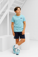 Under Armour Tech Vanish Seamless Zomerset Kids Lichtblauw/Donkerblauw - Maat 152 - Kleur: DonkerblauwLichtblauw | Soccerfanshop