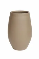 Vaas petra d33h70cm bruin