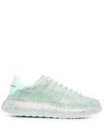 Philipp Plein baskets Runner Crystal - Vert