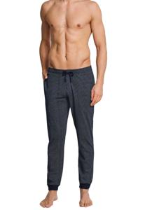 Blauwe ruitjes heren pyjamabroek Schiesser