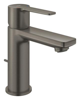 Wastafelmengkraan GROHE Lineare New Xs-Size M/Waste Hard Graphite Geborsteld