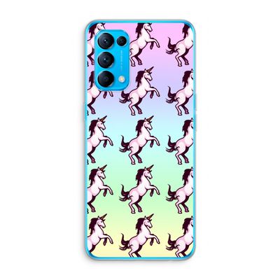 Musketon Unicorn: Oppo Find X3 Lite Transparant Hoesje