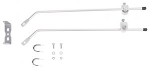 TOM Bevestigingsmateriaal achterdrager zilver TOM Bevestigingsmateriaal achterdrager zilver