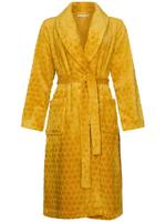 Duurzame okergele badjas fleece