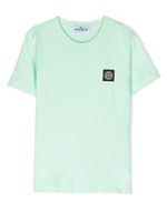 Stone Island Junior t-shirt à patch logo - Vert - thumbnail