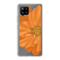 Orange Ellila flower: Samsung Galaxy A42 5G Transparant Hoesje