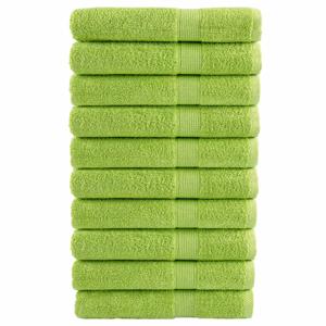 VidaXL Saunadoeken solund 10 st 600 g/m² 80x200 cm appelgroen