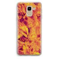 Eternal Fire: Samsung Galaxy J6 (2018) Transparant Hoesje
