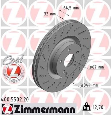 Remschijf Coat Z 400550220