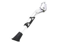 Simson standaard king verstelbaar brede plaat zilver