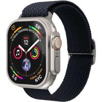 Vonmählen Woven Loop For Apple Watch 44 - 45 - 46 - 49mm One Size Silver/Navy
