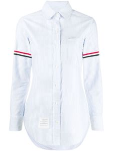 Thom Browne chemise Oxford à rayures University - Bleu