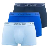 Calvin Klein microfiber low rise trunk 3-pack blauw Calvin Klein microfiber low rise trunk 3-pack blauw