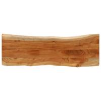 Tafelblad rechthoekig natuurlijke rand 110x40x3,8 cm acaciahout