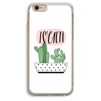 I love cacti: iPhone 6 Plus / 6S Plus Transparant Hoesje