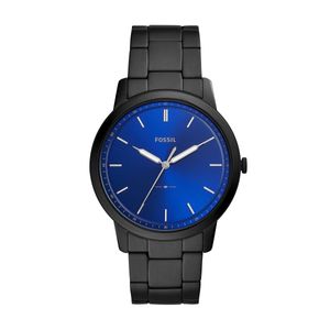Horlogeband Fossil FS5693 Staal Zwart 22mm