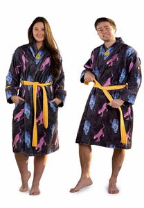 Unisex badjas panter - crazy comfort-s/m
