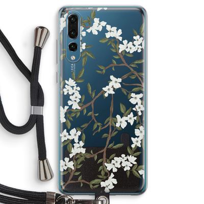 Blossoming spring: Huawei P20 Pro Transparant Hoesje met koord